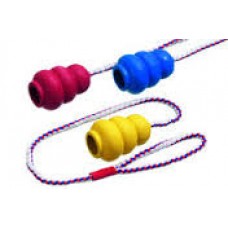 Rubber Bouncing Dog Toy with rope